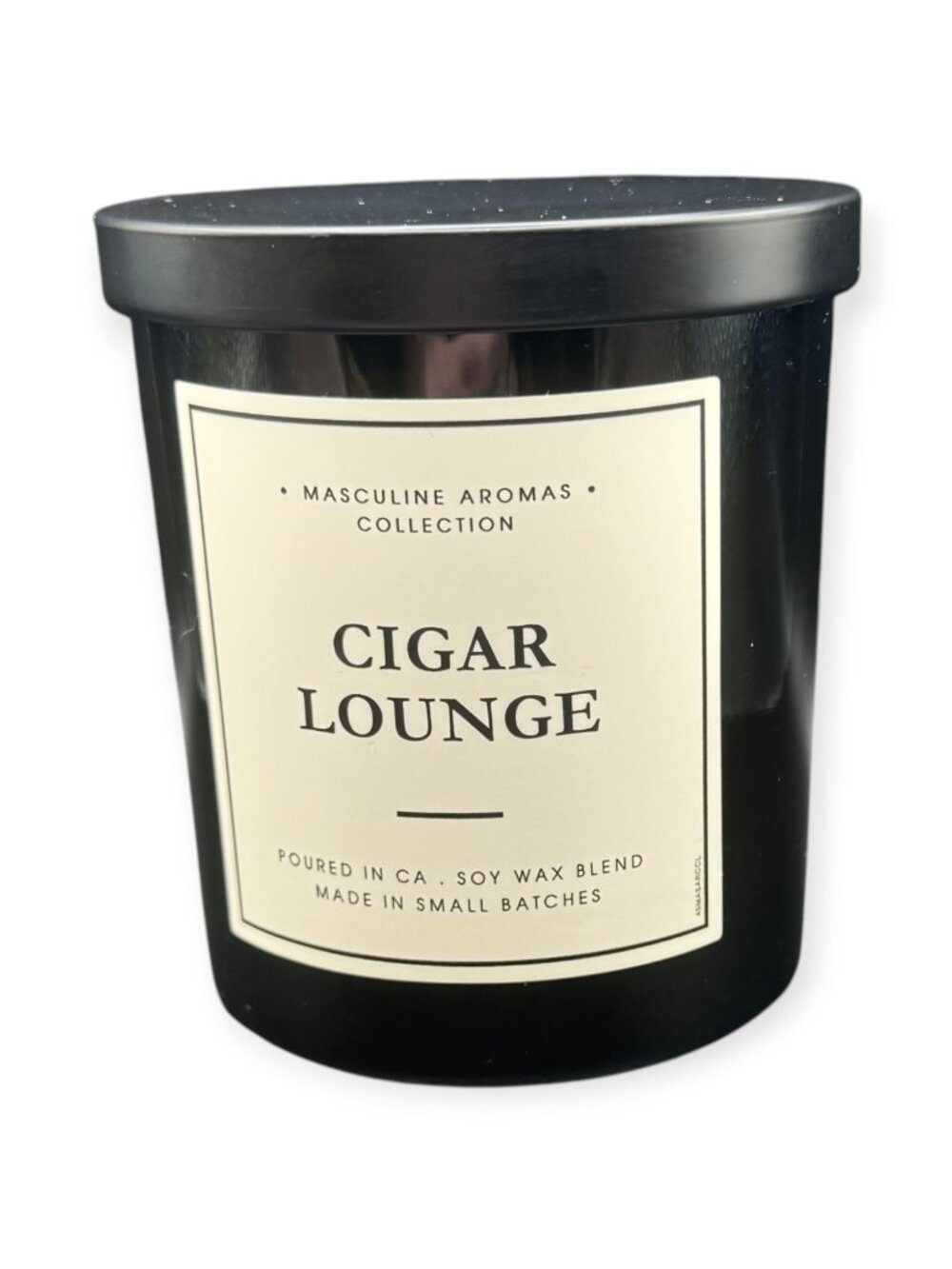 Leoben Co Cigar Lounge Soy Wax Blend Masculine Aromas Collection Candle, 9 Oz